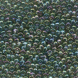 15/0 Roc. Transparent Grey Iris 2440