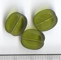 Glasperlen Grün Tablecut