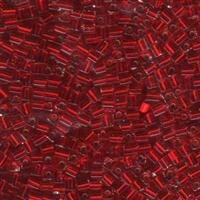3 mm Würfel Silver Lined Ruby 11