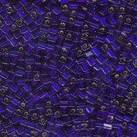 3 mm Würfel Silver Lined Dark Sapphire  20