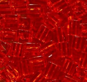 3 mm Würfel Transparent Orange 138