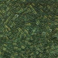 3 mm Würfel Transparent Olive 158
