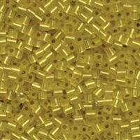 3 mm Würfel Silverlined Yellow Matt 6F