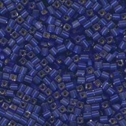 3 mm Würfel Matt Silverlined Cobalt 20F