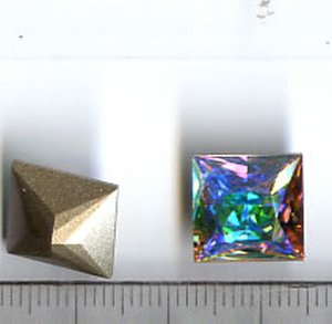 Swarovski Quadrat Crystal AB*