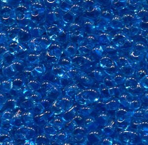 4 x 2 Farfalle Rocailles Hellblau Transparent  60150