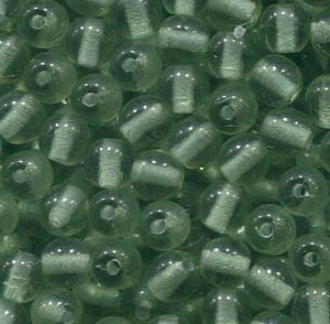 4mm Glasperlen Transparent Hellgrün