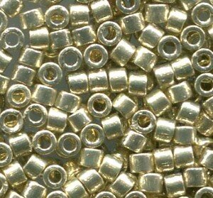 11/0 Delica Galvanized Duracoat Silver 1831