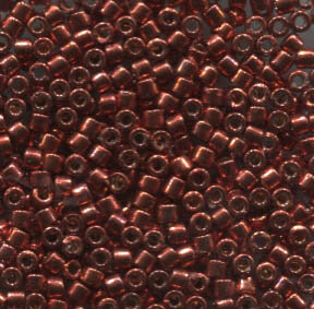 11/0 Delica Galvanized Duracoat Berry 1838