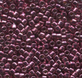 11/0 Delica Galvanized Duracoat Hot Pink 1840
