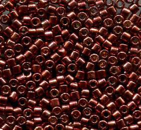 11/0 Delica Galvanized Duracoat Dark Berry 1842