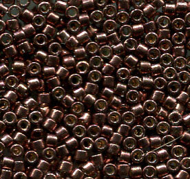 11/0 Delica Galvanized Duracoat Dark Mauve 1843