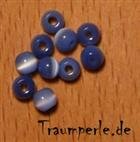 Cateye Perlen Hellblau 4 mm