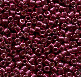11/0 Delica Galvanized Duracoat Magenta 1849