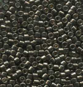 11/0 Delica Galvanized Duracoat Pewter 1852