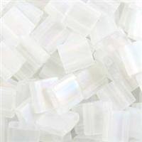 Tila Beads Matt Transparent  Crystal AB 131FR