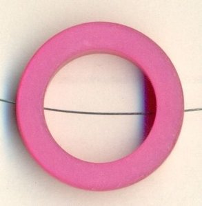 25mm Polaris Ring Pink Matt
