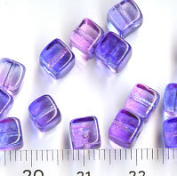 Würfel Blauviolet Transparent
