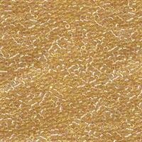 15/0 Delica S Transparent Light Amber AB 0100