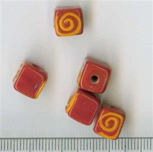Würfel Rot - Orange