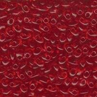 Magatama Long Transparent Red Orange  140