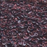 Magatama Long Transparent Light Amethyst 142*