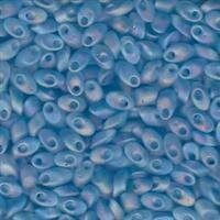 Magatama Long Matt Transparent Light Blue AB 148FR