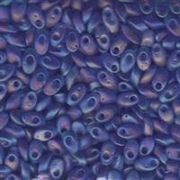 Magatama Long Sapphire Transparent Matt AB 150FR