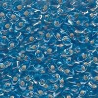 Magatama Long Aqua Silverlined 18