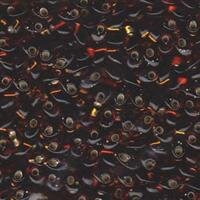 Magatama Long Silverlined Dark Topaz  5