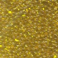 3,4mm Tropfen Silverlined Yellow 6*