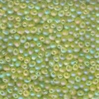 3,4mm Tropfen Transp. Matt Chartreuse AB 143FR