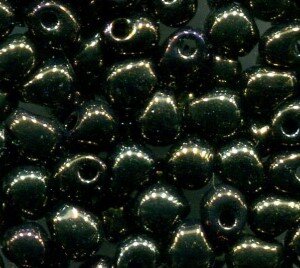 3,4mm Tropfen Brown Iris 458