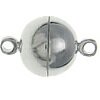 8mm Magnetverschluß Silberfarben