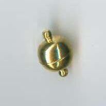 10mm Magnetverschluß Goldfarben