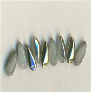 Dagger Beads Opal eine Seite Silber Bedampfung