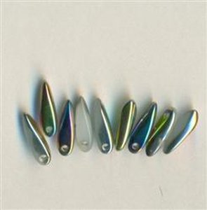 Dagger Beads Opal eine Seite Vitrail Bedampfung