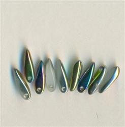 Dagger Beads Opal eine Seite Vitrail Bedampfung
