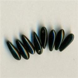 Dagger Beads Schwarz  BlauViolet Bedampfung