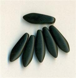 Dagger Beads Opak Jet Matt (Schwarz Matt) 23980/84100