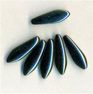 Dagger Beads Hematite