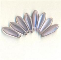 Dagger Beads Hell Lila Klar und Opak