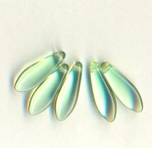 Dagger Beads Hellgrün Transparent