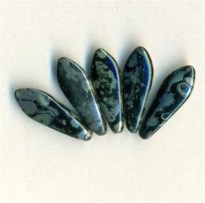 Dagger Beads Schwarz Picasso bedampft