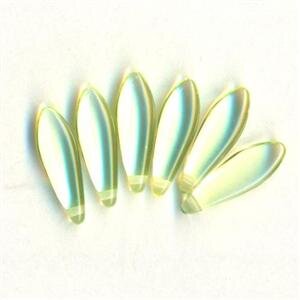 Dagger Beads Gelbgrün Transparent