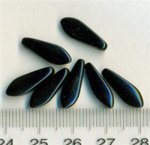 Dagger Beads Opak Schwarz