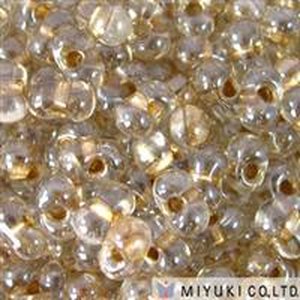 Miyuki Berry Beads Beige Lined Crystal  1521