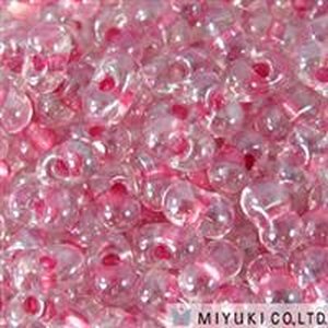 Miyuki Berry Beads Light Pink Lined Crystal  1524
