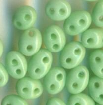 PRECIOSA Twin Beads Chalk Lindgrün