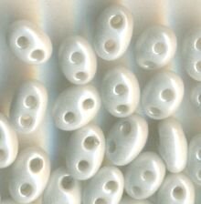PRECIOSA Twin Beads Chalk Hellgrau